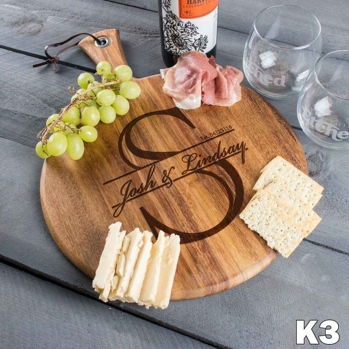 Wine & Cheese Board - Charcuterie Cutting Board - Funny Charcuterie Bo –  Willow's Vintage