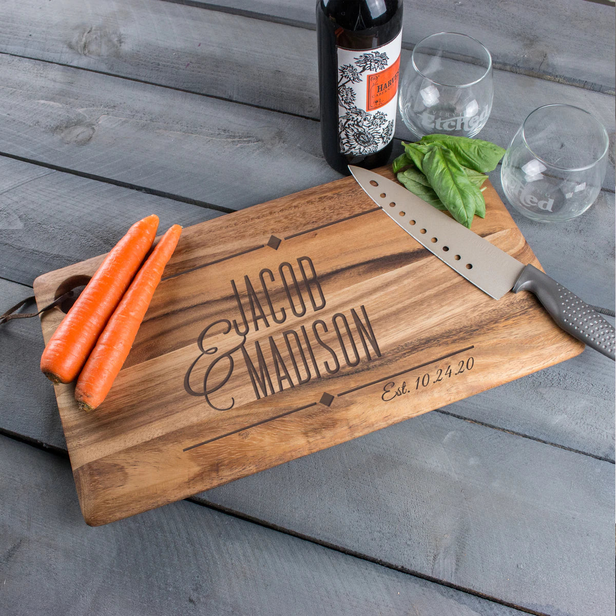 Personalized Cutting Boards for Couples Custom Mr Mrs Cutting Boards Paddle  Cutting Board Wood Engraved