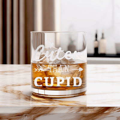 Cuter Than Cupid Whiskey Glass