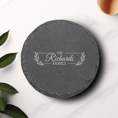 Family Noble Knot Slate Coaster