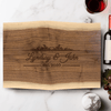 Anniversary Walnut Cutting Board With Forever United Design