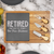 Greatness Never Retires Wood Slate Serving Tray
