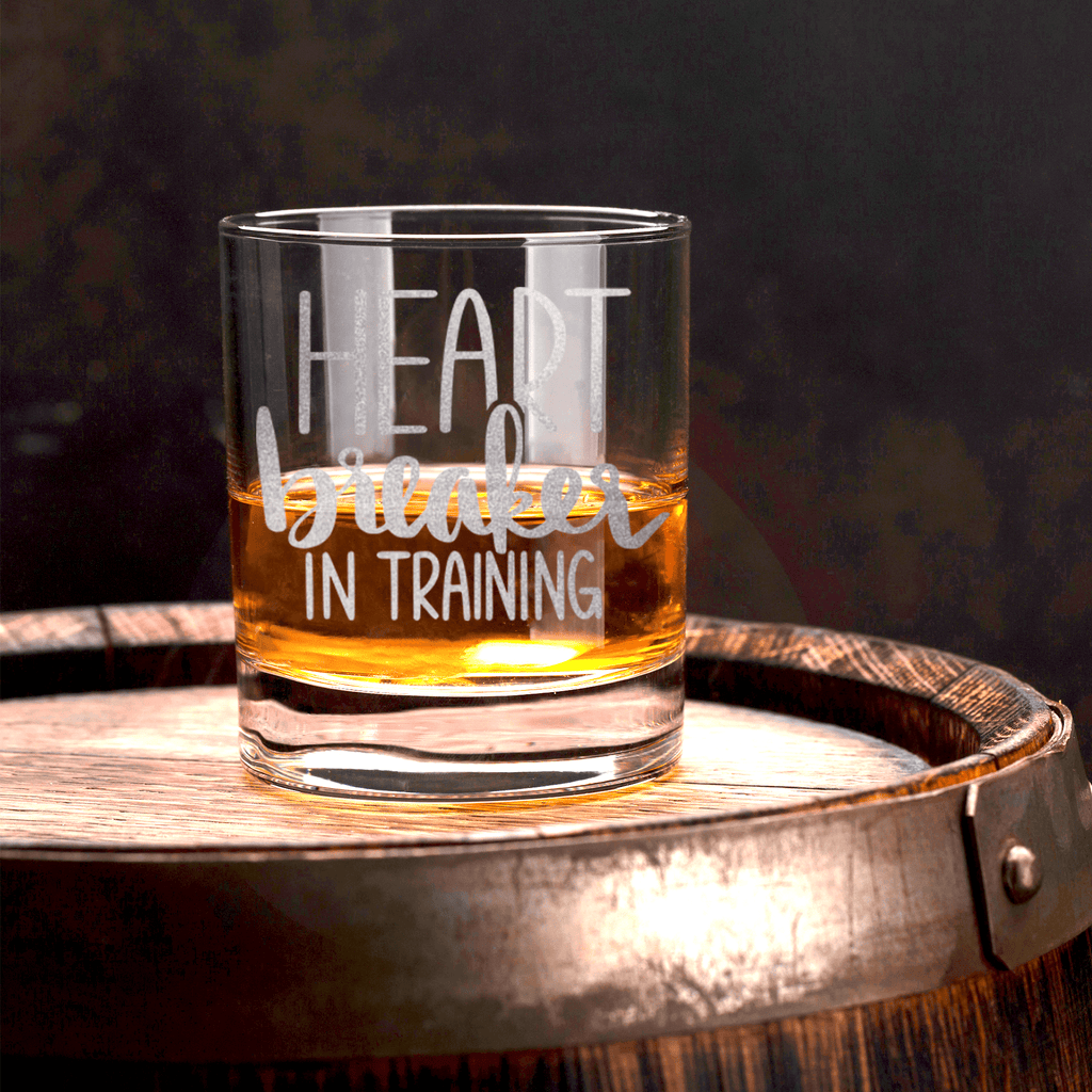 Heart Breaker in Training Whiskey Glass