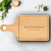 Anniversary Maple Paddle Cutting Board With Home Sweet Home Design