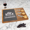 Honoring Who Served Wood Slate Serving Tray