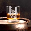Love You More Whiskey Glass
