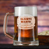 Slainte Mhath Engraved Beer Mug