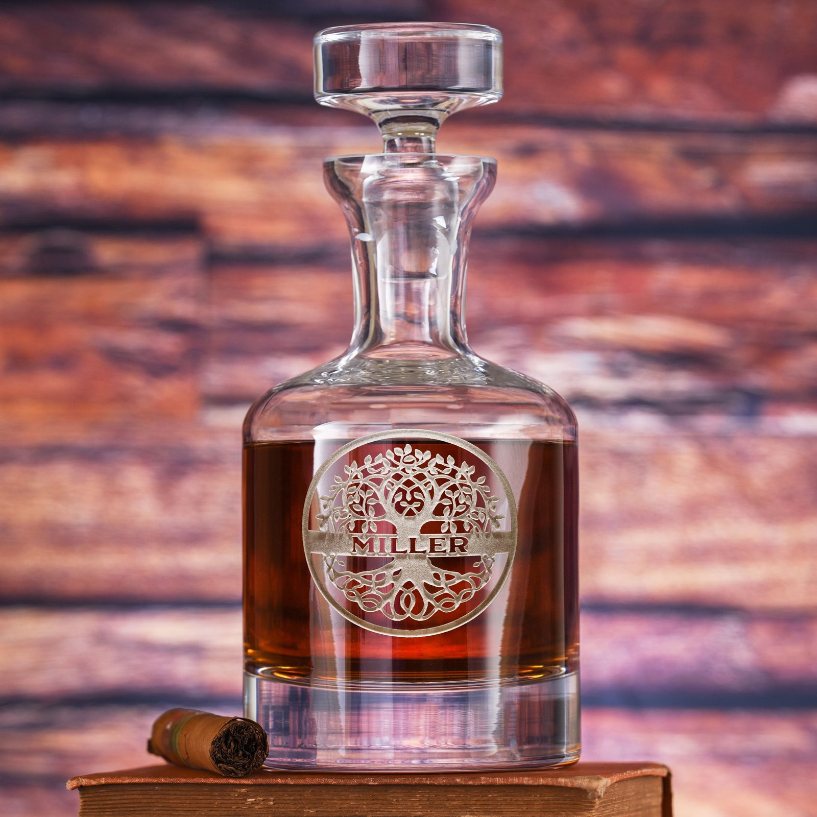 Family Tree Decanter