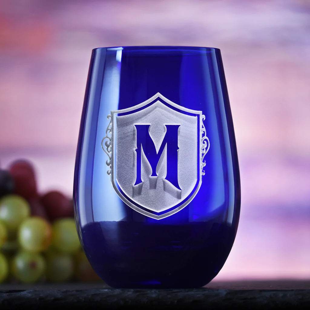 Monogrammed Stemless Wine Glass