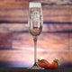 Custom Crystal Champagne Glass