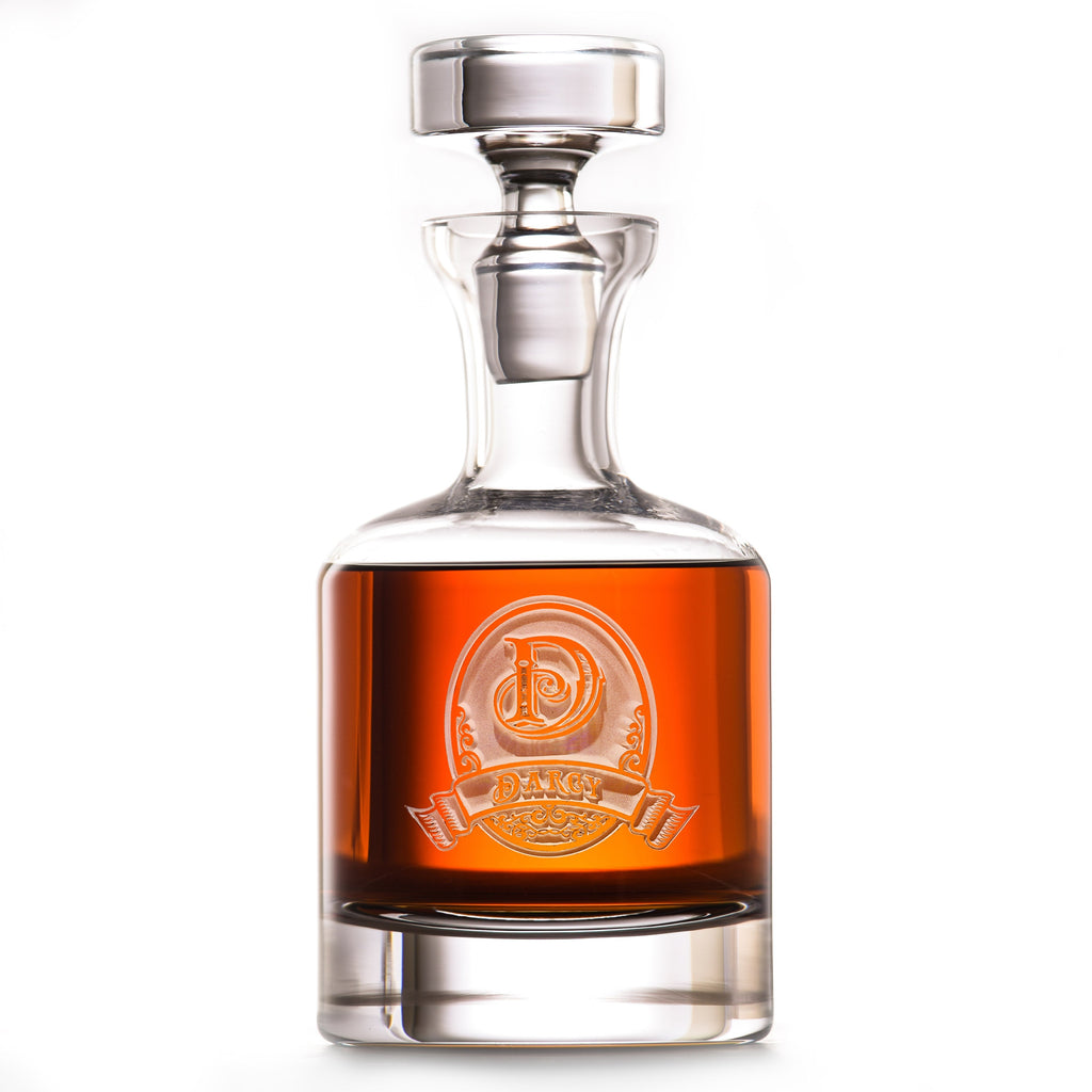 Fancy Engraved Decanter