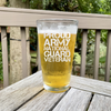 National Guard Veteran Pint Glass