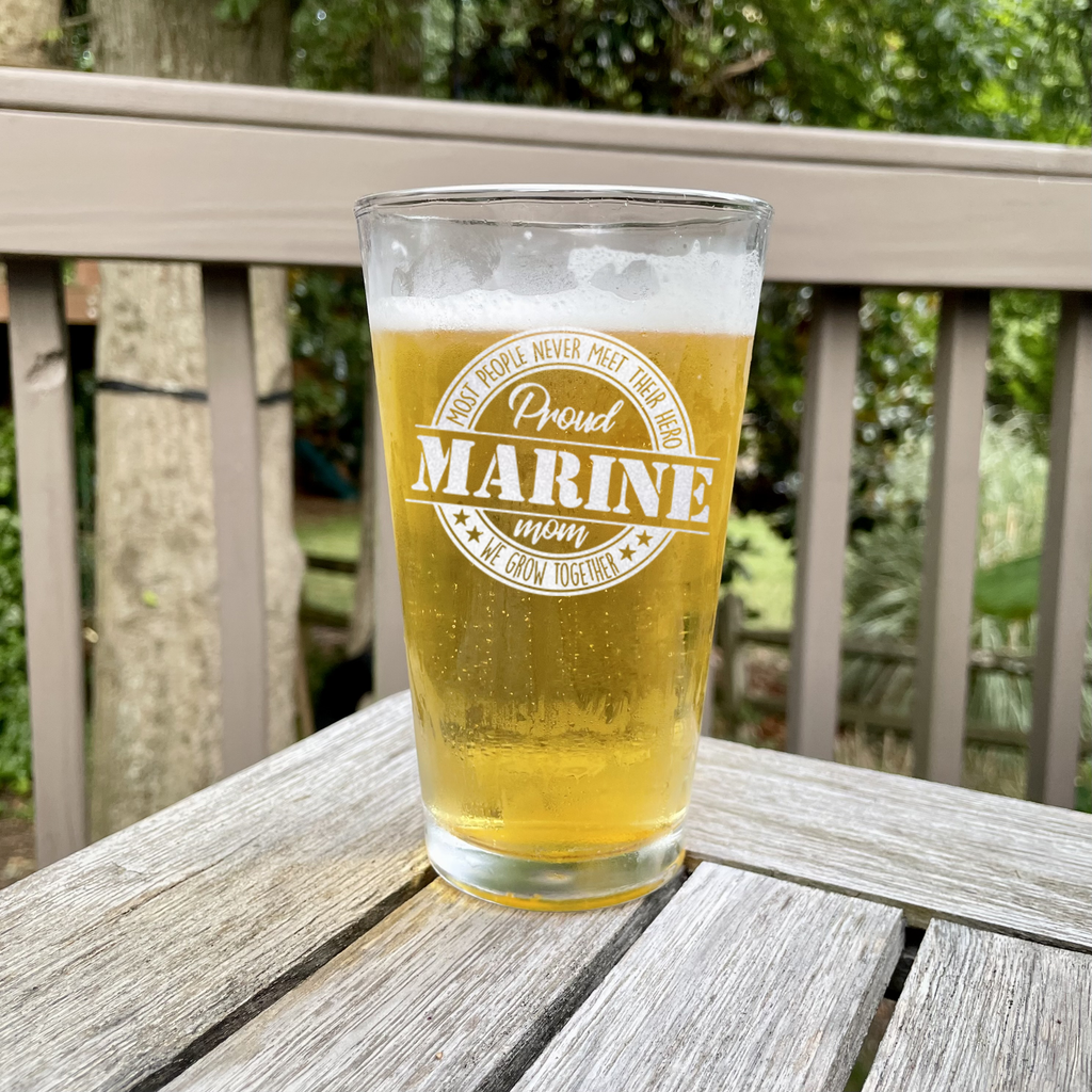 Proud Marine Pint Glass