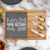 Retired Dads Unite Wood Slate Serving Tray