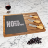 Retired From Stupidity Wood Slate Serving Tray