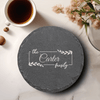 Roots And Rings Slate Coaster