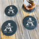 Personalized Slate Coaster Set