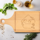 Together Forever Maple Paddle Cutting Board