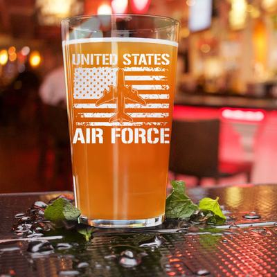 United States Airforce Pint Glass