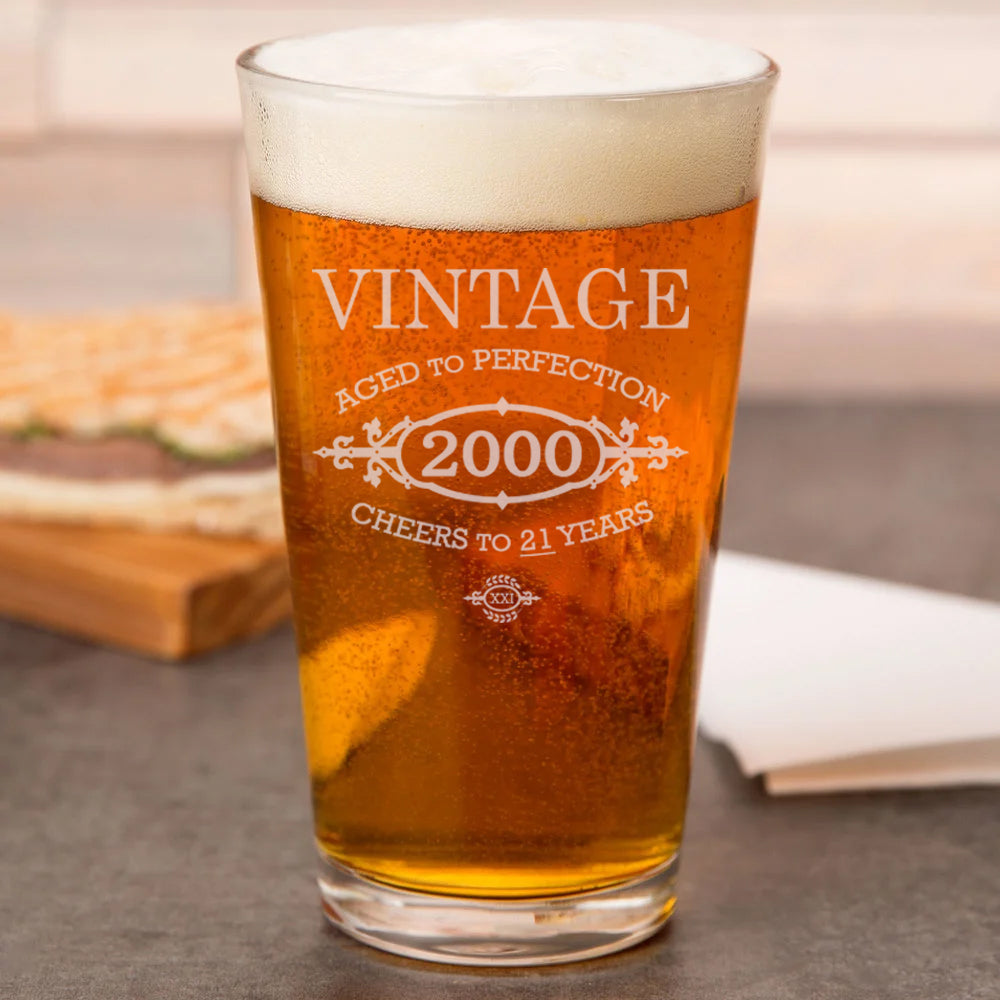 Personalized Glass Beer Pints