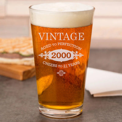 Personalized Glass Beer Pints