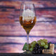 Vintage Year Birthday Crystal Wine Glass