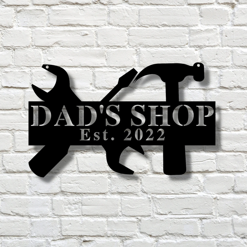 Work Shop Metal Sign