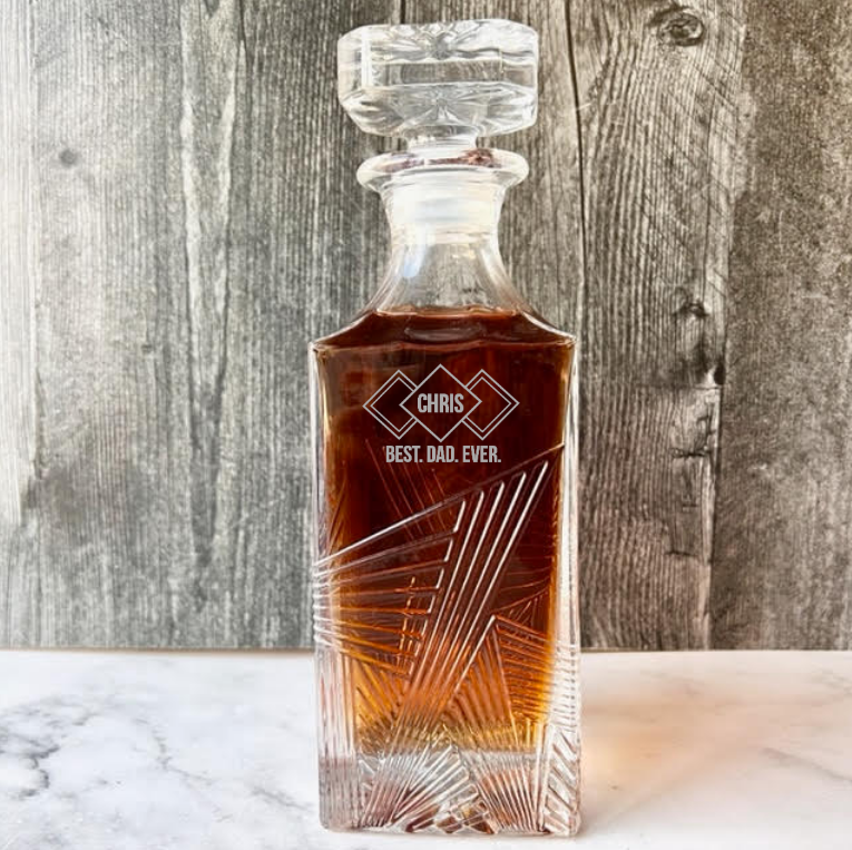 Modern Personalized Decanter