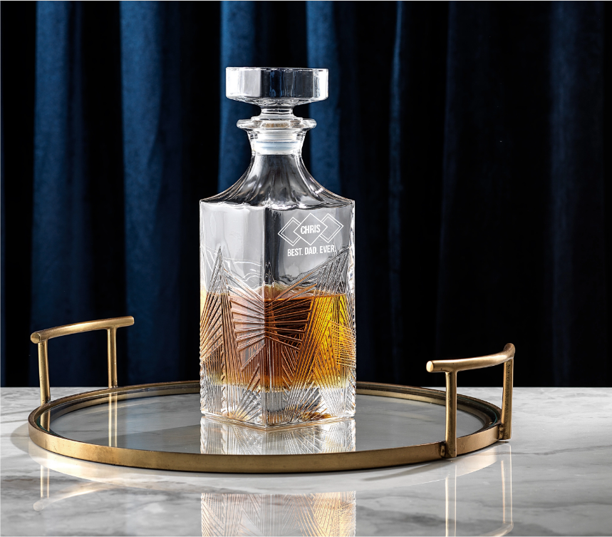 Modern Personalized Decanter