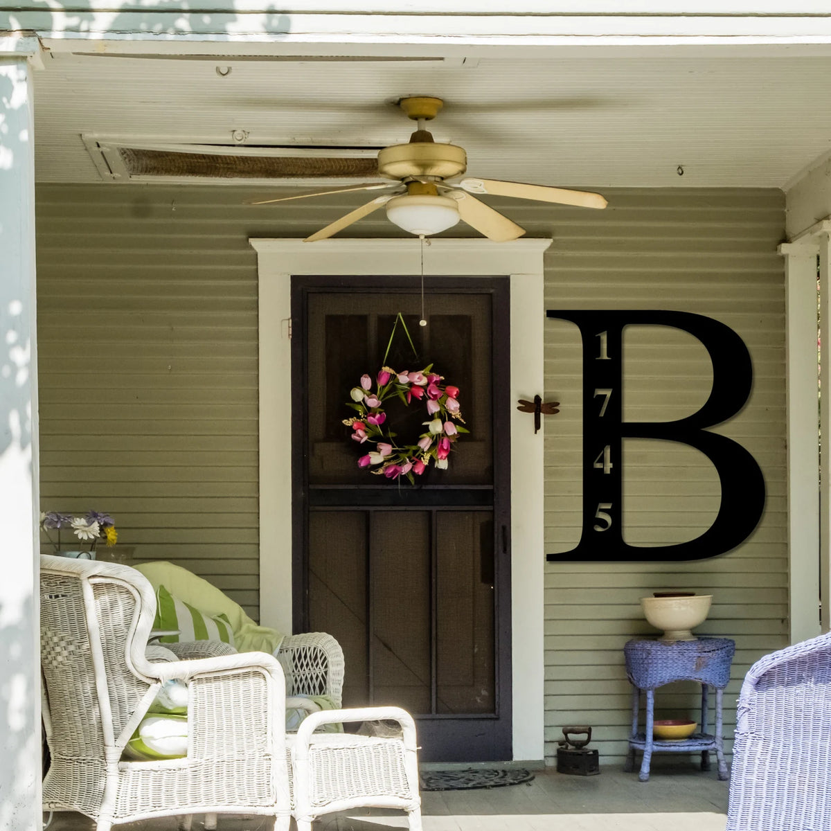 Personalized Family Name Metal Sign