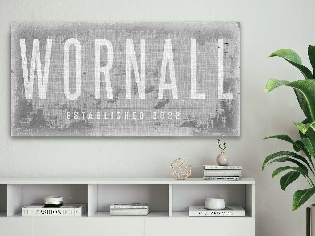 Personalized Family Name Sign