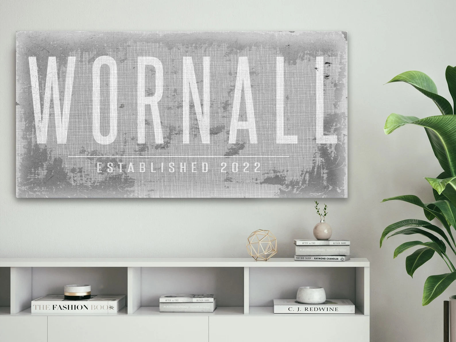 Personalized Family Name Sign