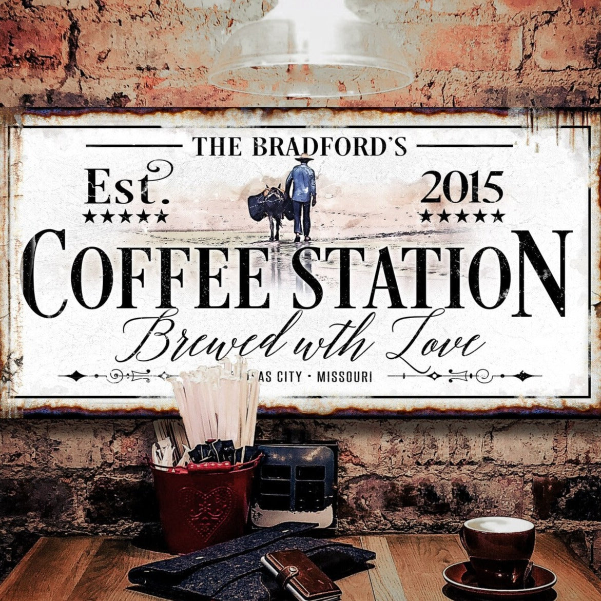Coffee Station Sign