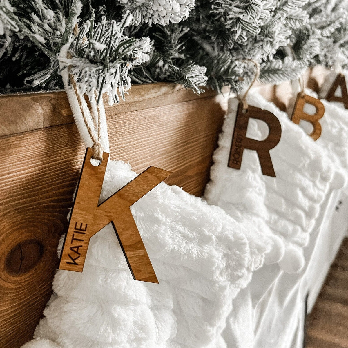 Personalized Initial Gift Tag