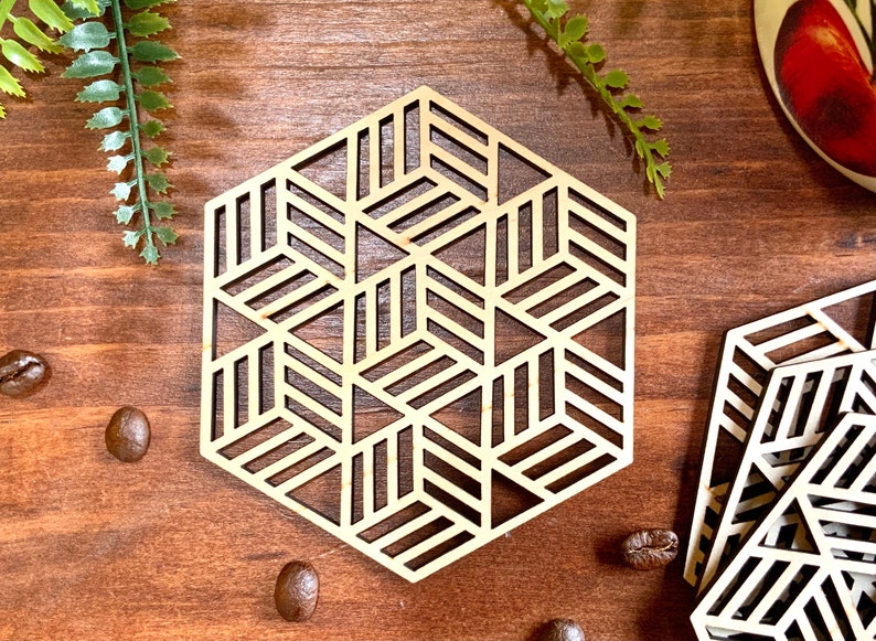 Geometric Coaster Set