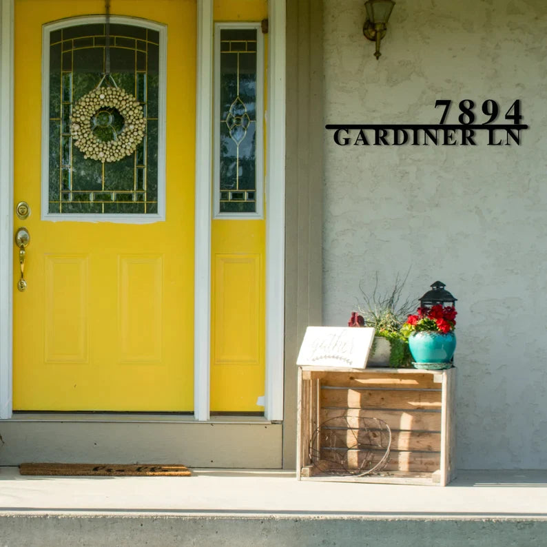 Address Sign for House