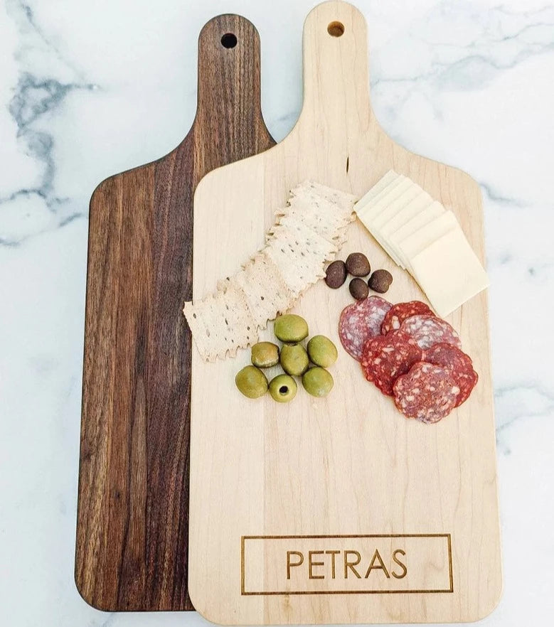 Personalised Rustic Wooden Cheese/Chopping Board