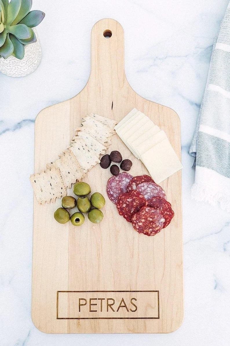 Personalized Wood Charcuterie Board