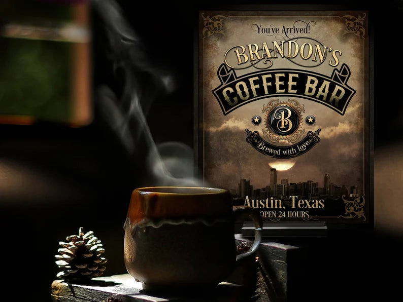 Skyline Coffee Bar Sign