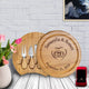 Custom Wood Cheese Server Set