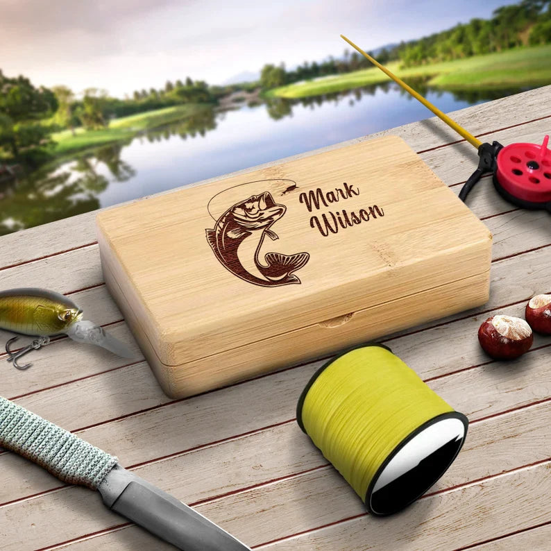 Personalized Wooden Tackle Box