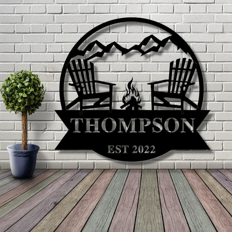 Personalized Campfire Sign
