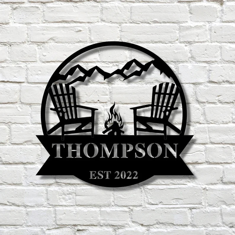 Personalized Campfire Sign