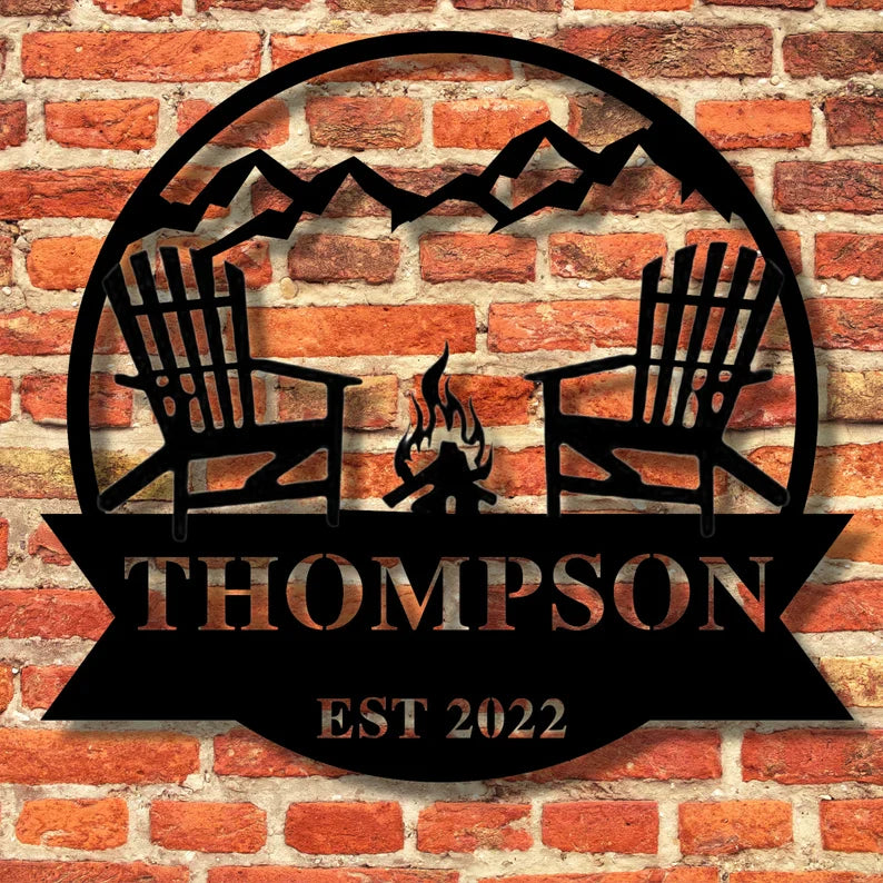 Personalized Campfire Sign