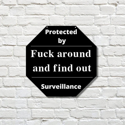 Custom Surveillance Sign