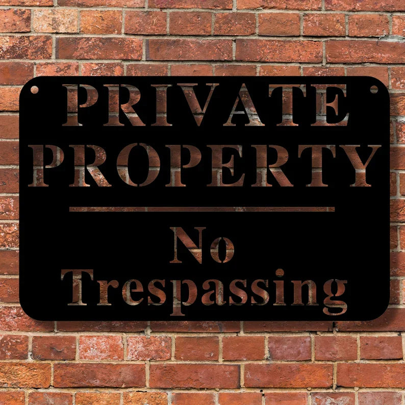 Private Property Sign