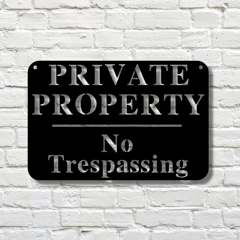 Private Property Sign