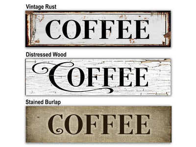 Rustic Coffee Sign