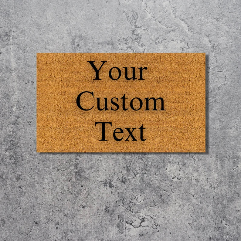 Personalized Welcome Doormat