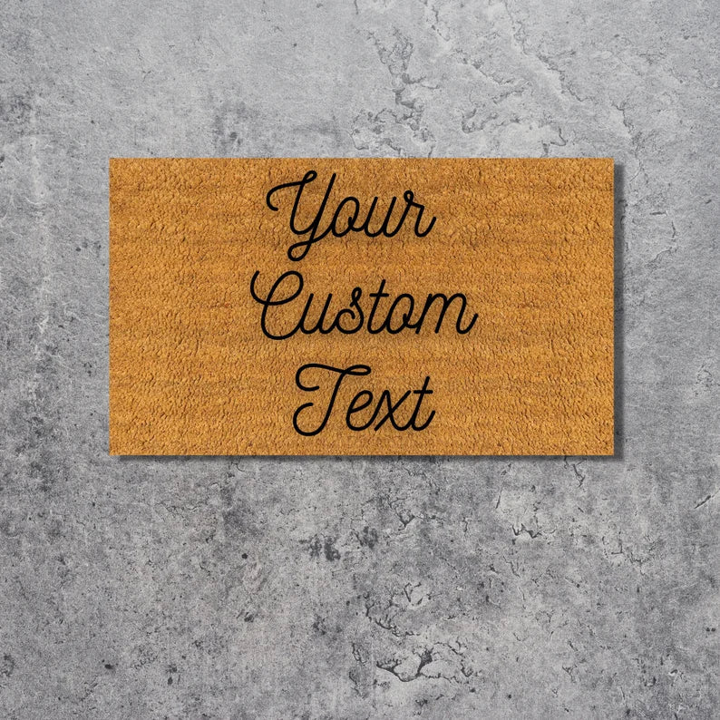 Signature Script Welcome Doormat